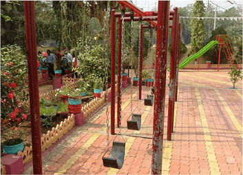 Play Equipment Donated by Hardcastle in Primary School Karmoda